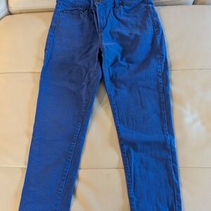 NYDJ Women's Cobalt Blue Ankle Jeans